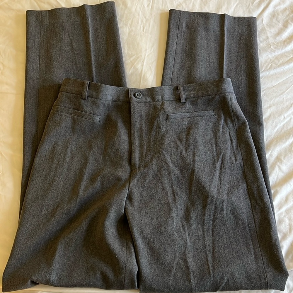 Apt 9 Women’s Gray Stretch Dress Slacks Size 8 Good Condition